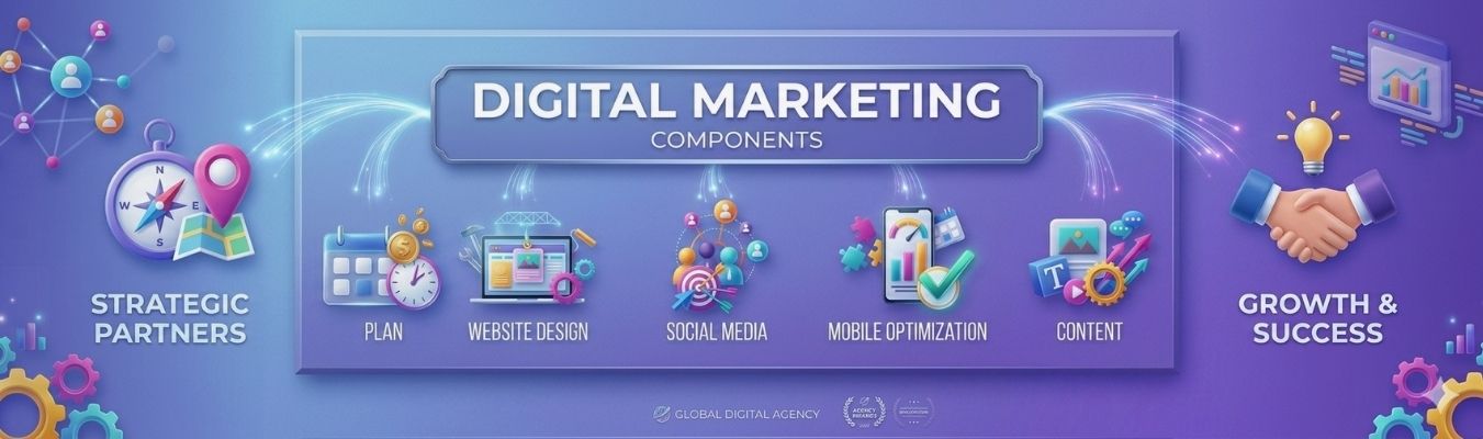 Digital marketing components for businesses in Pimpri Chinchwad